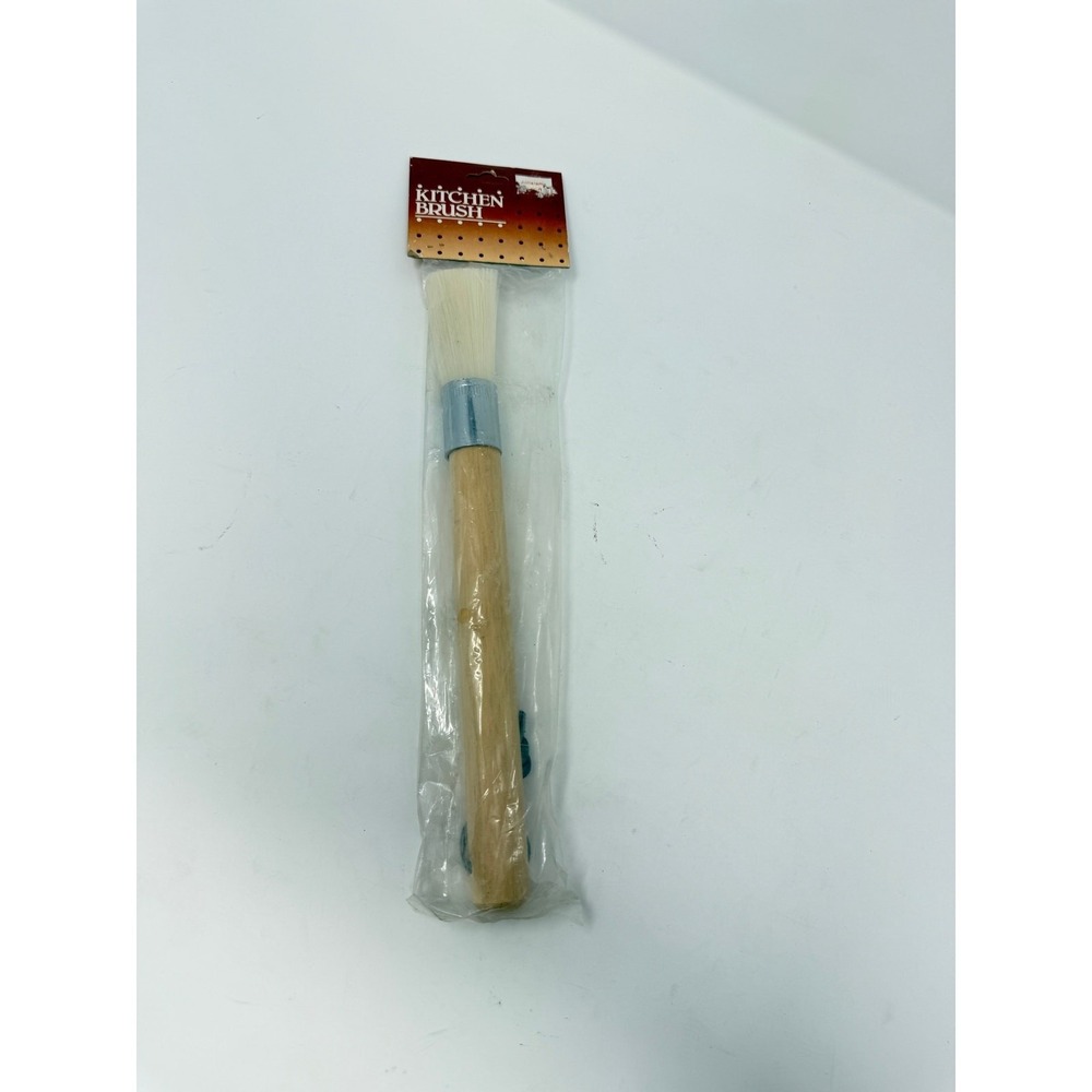 Vintage Kitchen Brush Basting Pastry New Old Stock Wood Handle BROSSE DE CUISINE - Picture 9 of 9